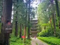 出羽神社(出羽三山神社)~三神合祭殿~の自然
