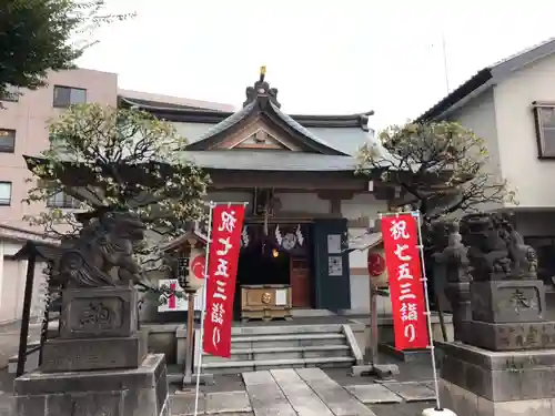穏田神社の本殿・本堂