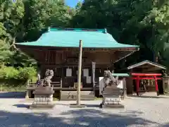 吾那神社の狛犬