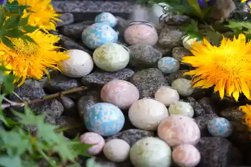 滑川神社 - 仕事と子どもの守り神の手水舎