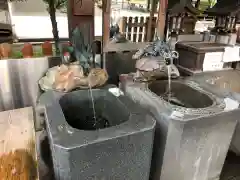 真清田神社の手水