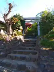 横浜御嶽神社の鳥居