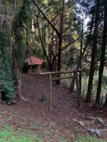 神社（名称不明）の鳥居