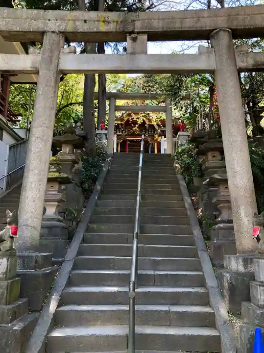 王子稲荷神社の鳥居