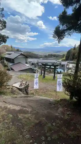 菱野健功神社の景色