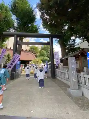 高円寺氷川神社の鳥居