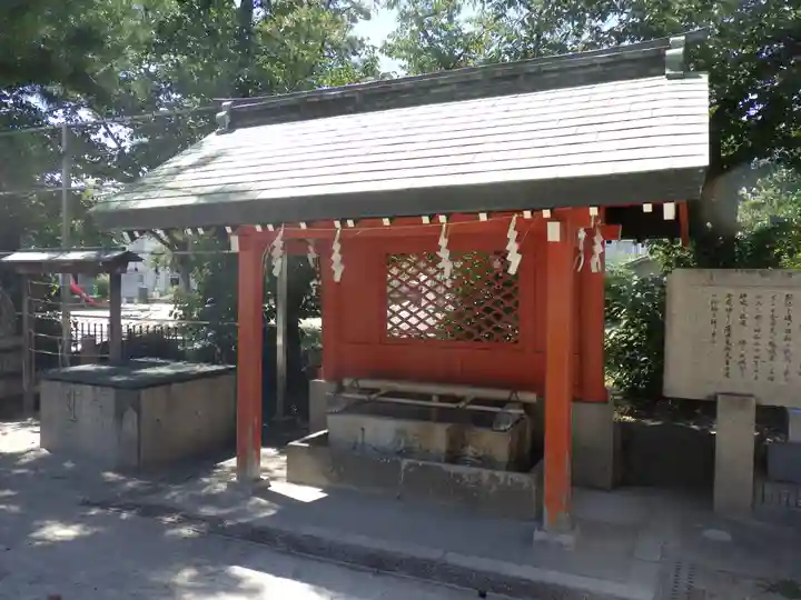 宿院頓宮の手水舎