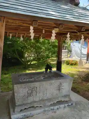 志波姫神社の手水舎