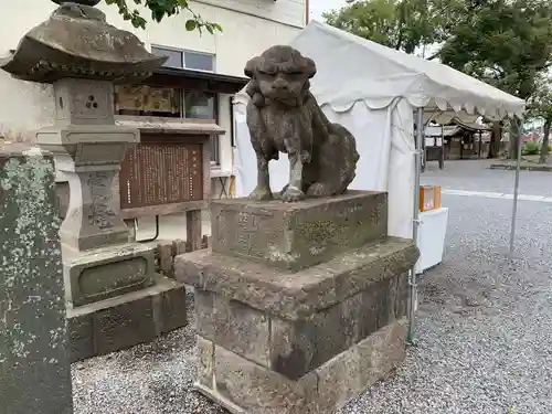 菖蒲神社の狛犬