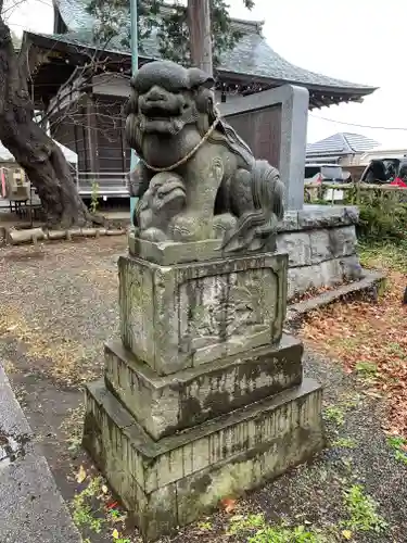 篠原八幡神社の狛犬