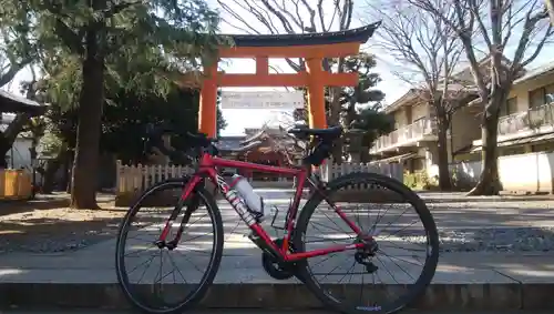 旗岡八幡神社の鳥居