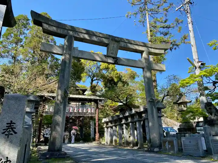 針綱神社の鳥居