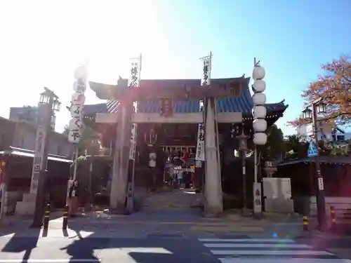 櫛田神社の鳥居