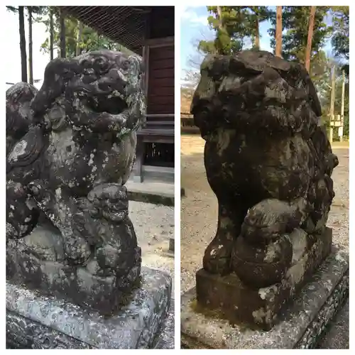 神明社の狛犬