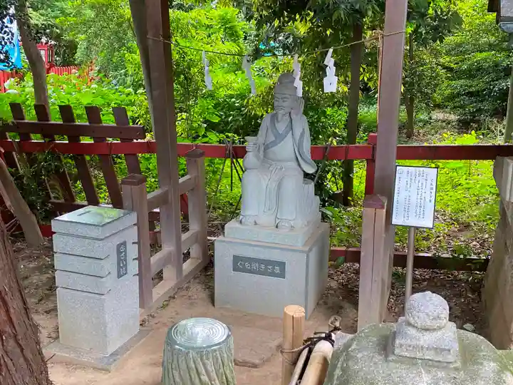 川越八幡宮の像