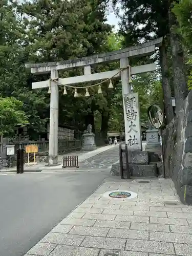 諏訪大社下社春宮の鳥居