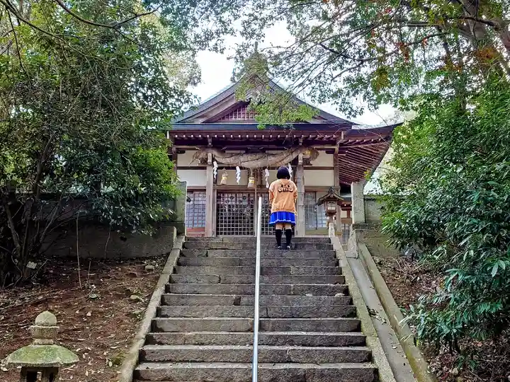 福岡八幡神社の本殿・本堂