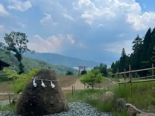 河口浅間神社の景色