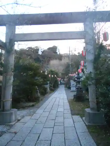 五所神社の鳥居