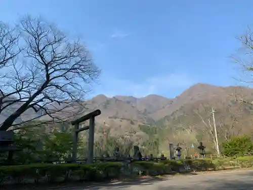 塩原八幡宮の景色