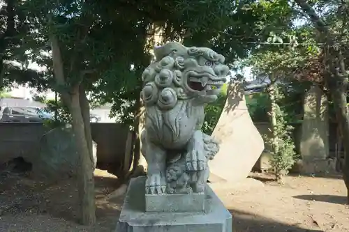 穴川神社の狛犬