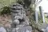 阿久津「田村神社」(郡山市阿久津町)旧社名:伊豆箱根三嶋三社の狛犬
