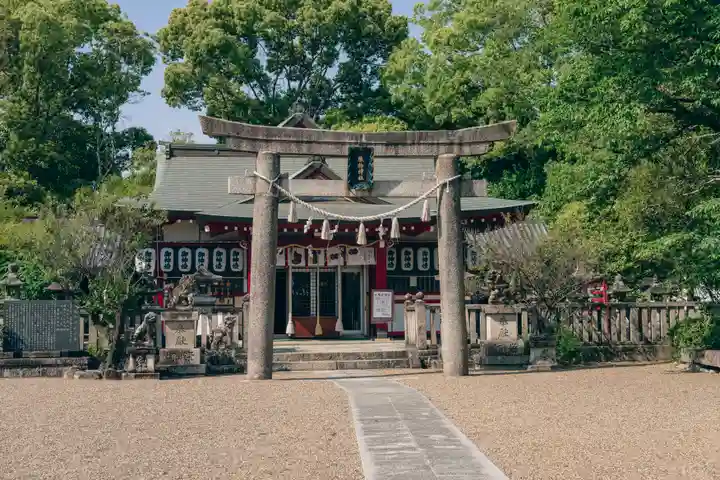 機物神社の鳥居