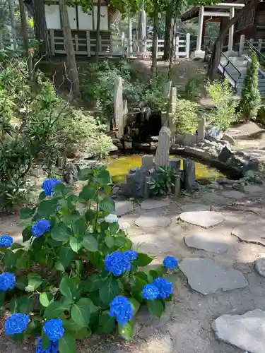 上川神社の庭園