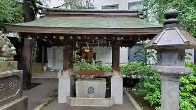 青山熊野神社の手水舎
