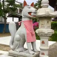 新田稲荷神社の狛犬