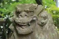 菅布禰神社の狛犬