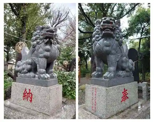 菊田神社の狛犬