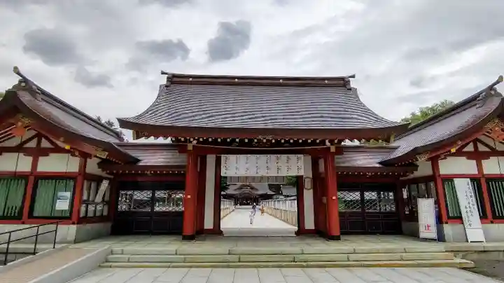 北海道護國神社の山門・神門
