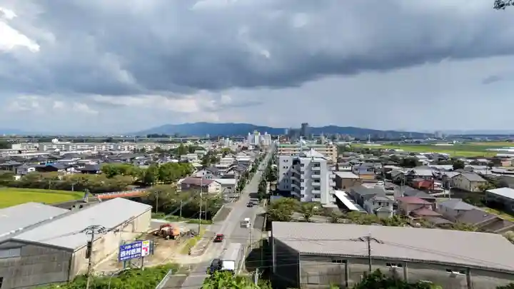 千栗八幡宮の景色
