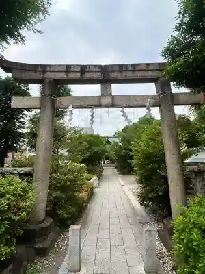鳩森八幡神社の鳥居