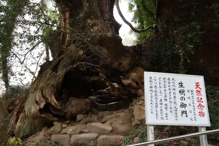 大山祇神社奥の院 生樹の御門(愛媛県)