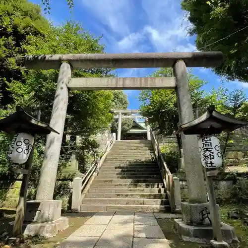 西向天神社の鳥居