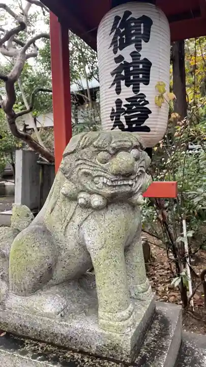 等乃伎神社の狛犬