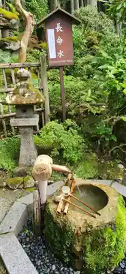 西方寺の手水舎