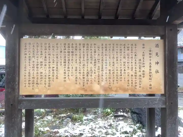 酒見神社の歴史
