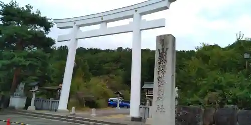 山梨縣護國神社の鳥居