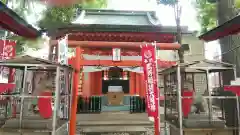 鬼子母神堂　(法明寺）の鳥居