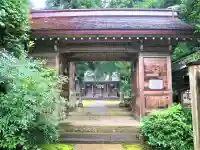 倭文神社の山門・神門