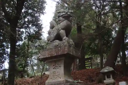 杉森神社の狛犬