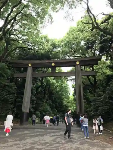 明治神宮の鳥居