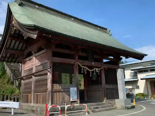 上野国一社八幡八幡宮の山門