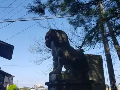 脇子八幡宮の狛犬