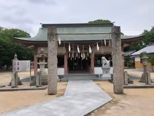 泊神社の鳥居