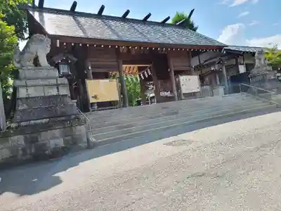 開成山大神宮の山門・神門