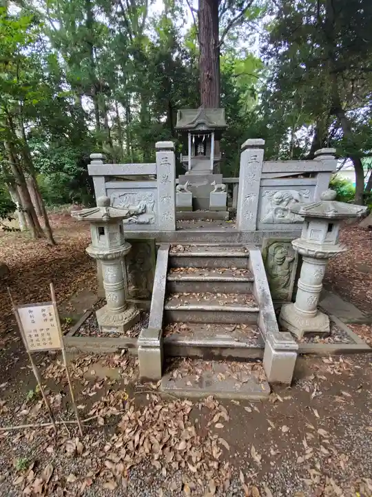 朝日森天満宮の末社・摂社